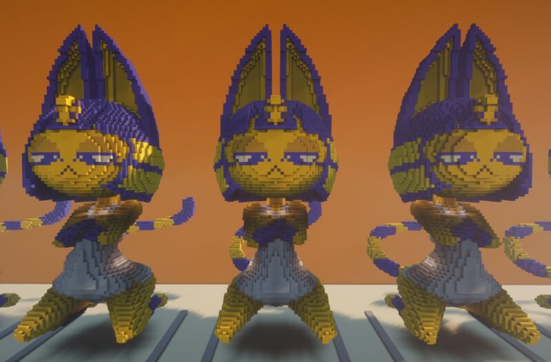 之前发布的埃及猫Ankha-投影工坊