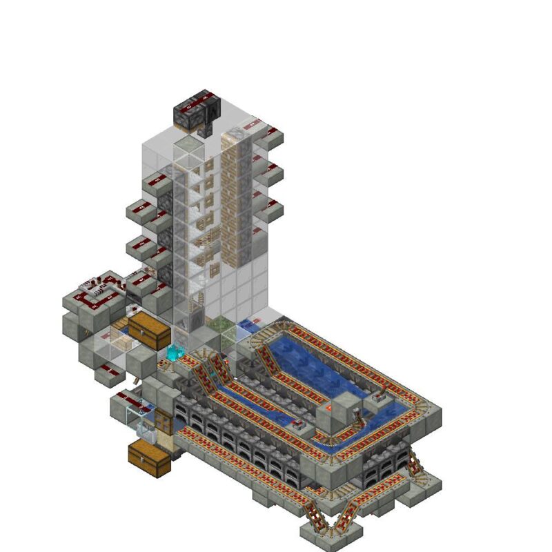 开局可建的单区块36速熔炉组-投影工坊