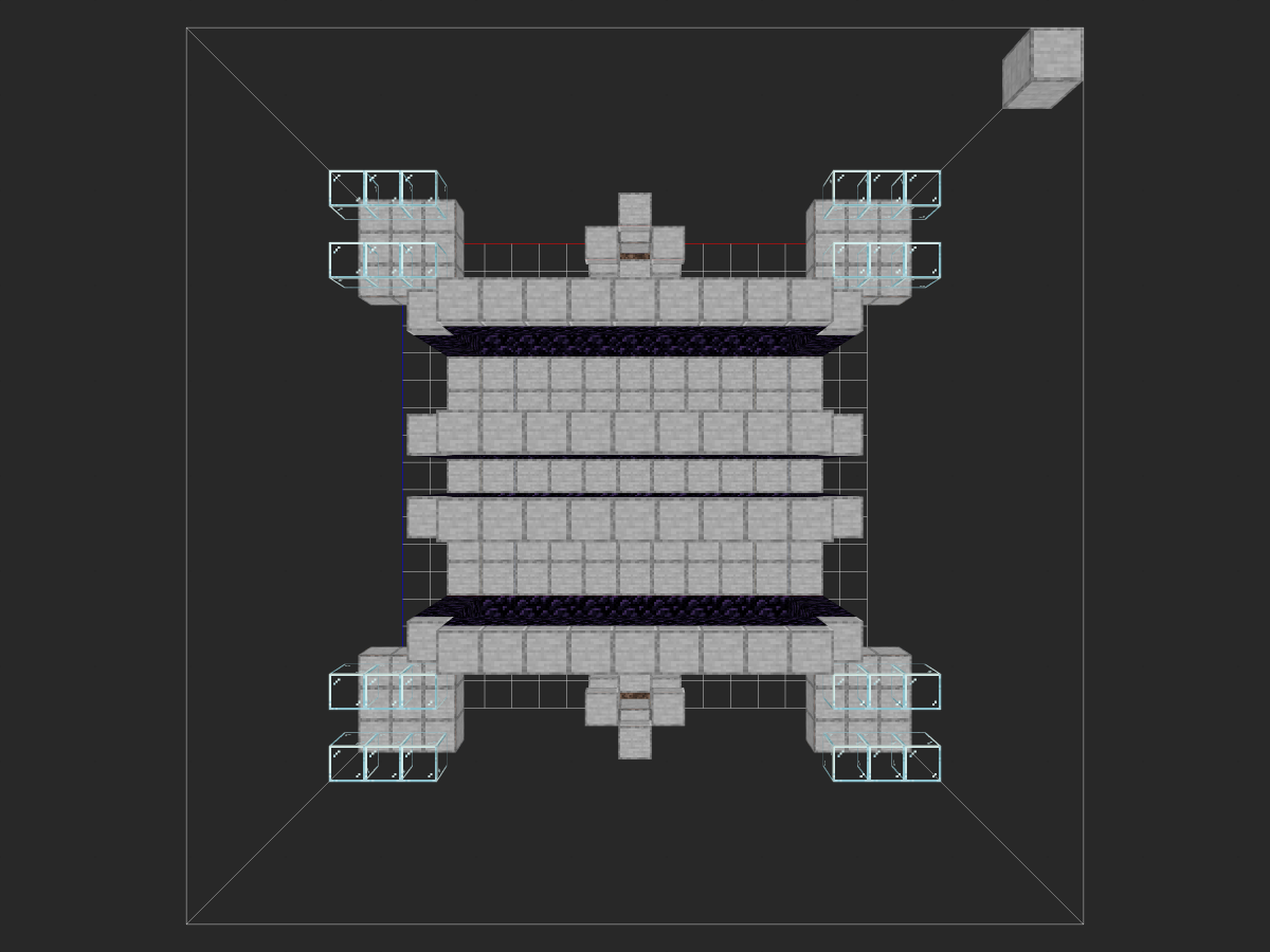 无红石简易可堆叠刷铁机 - 自用-投影工坊