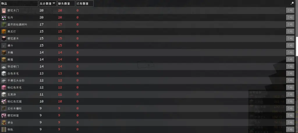 三床-樱花小屋(材料展示003)