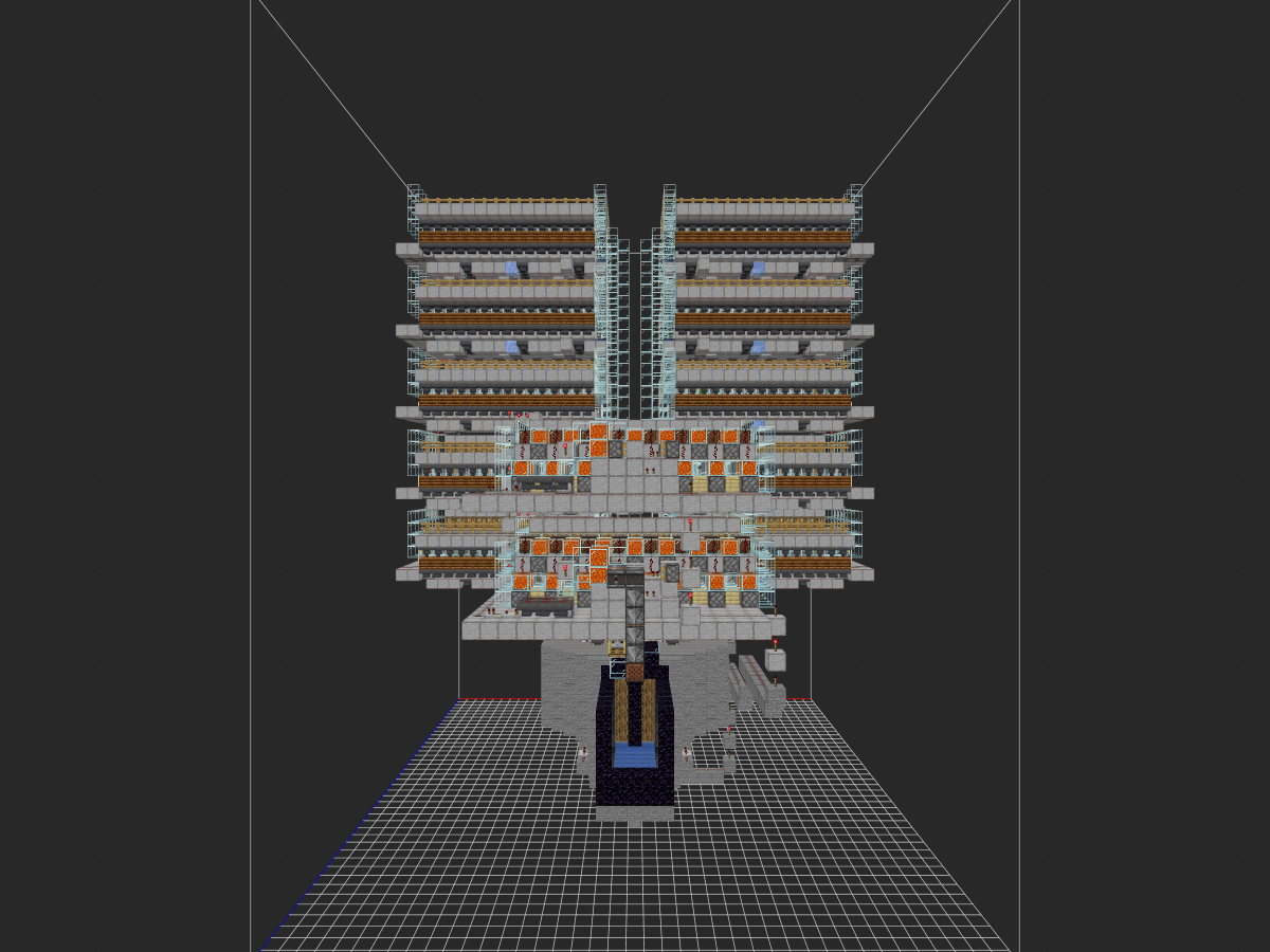 自己造的全自动树场，不知道怎么优化了，有没有大佬帮看看-投影工坊