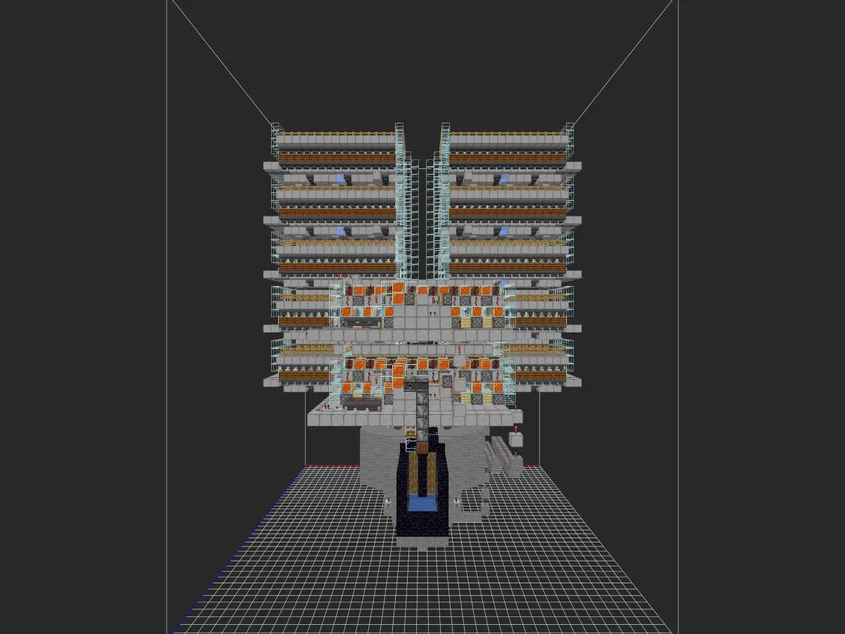 自己造的全自动树场，不知道怎么优化了，有没有大佬帮看看-投影工坊