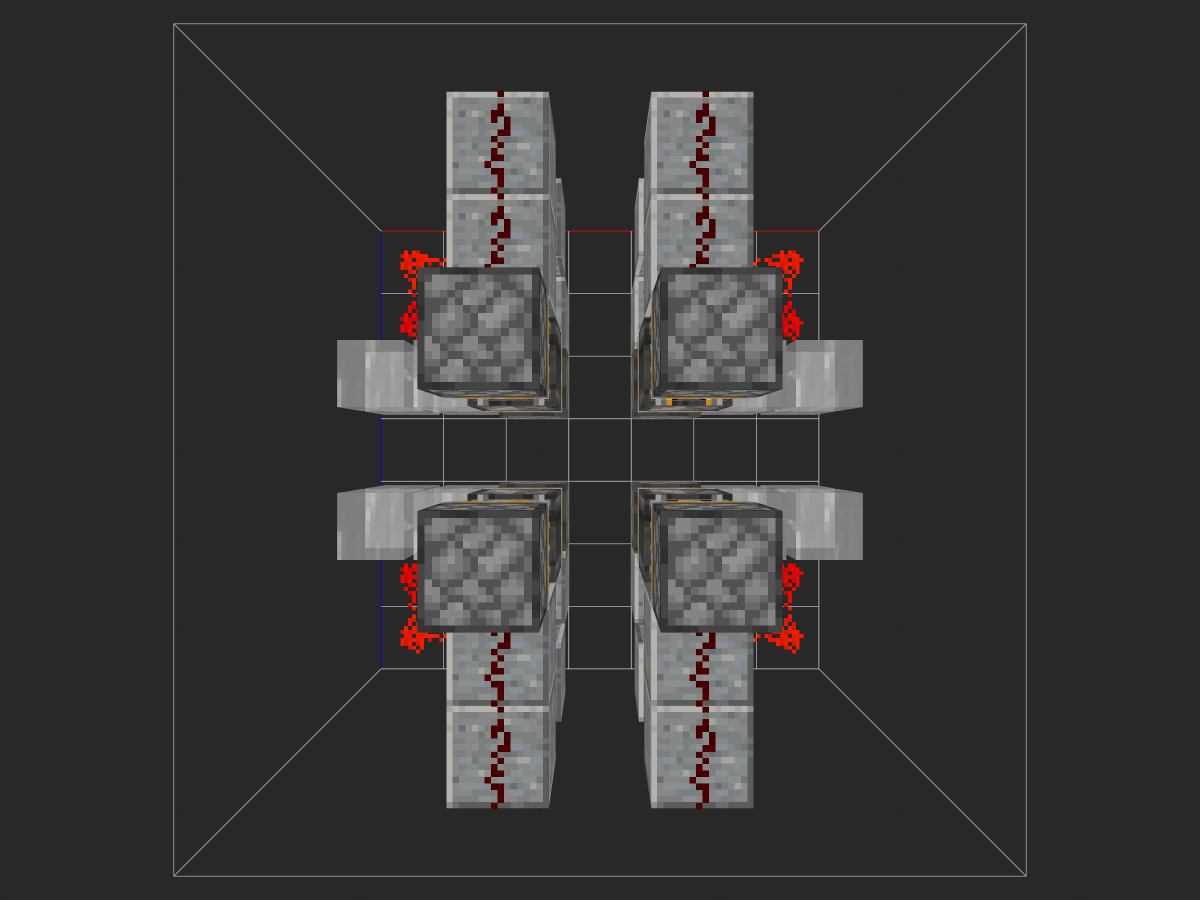 红石TNT刷石机-投影工坊