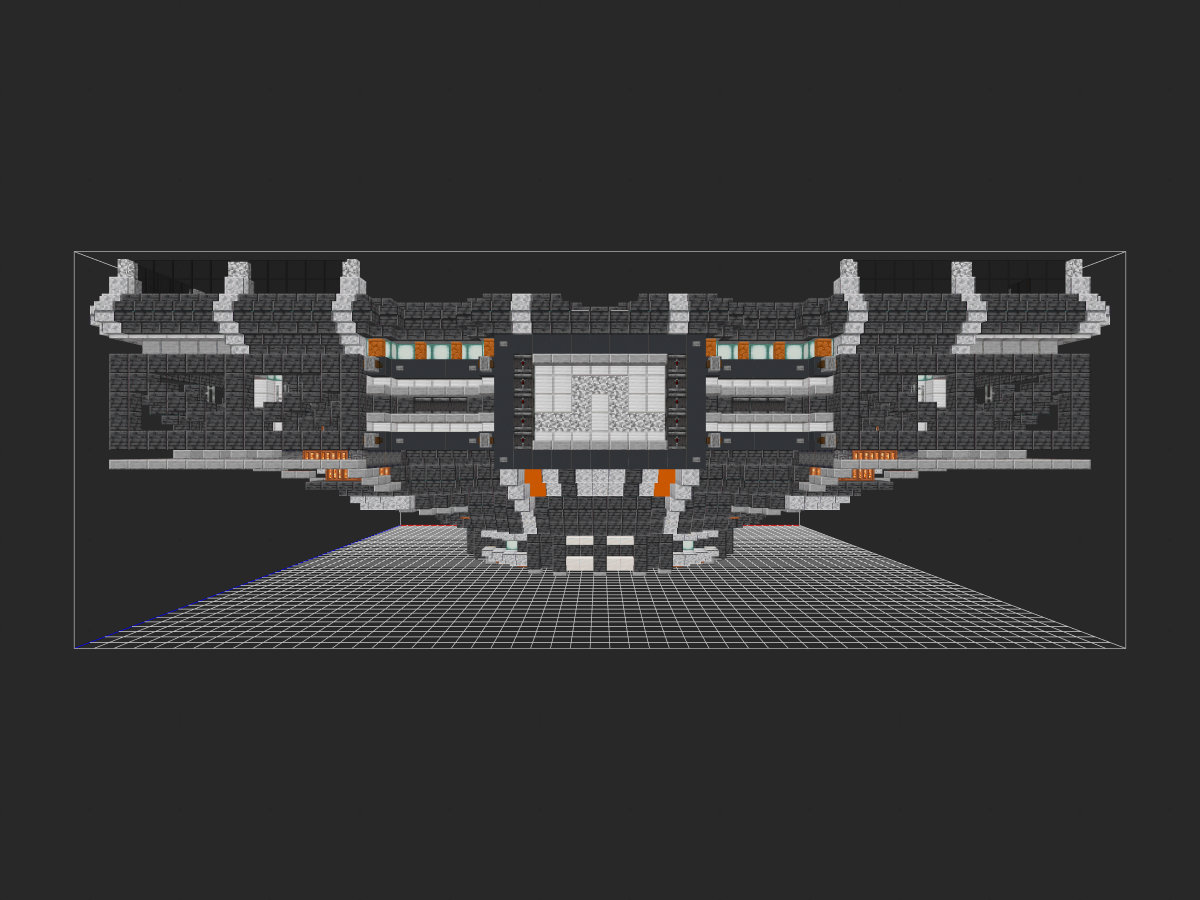 《我的世界》Minecraft：【科幻建筑教程】打造“这真的只是一个大号的平台！”，创意无限！-投影工坊