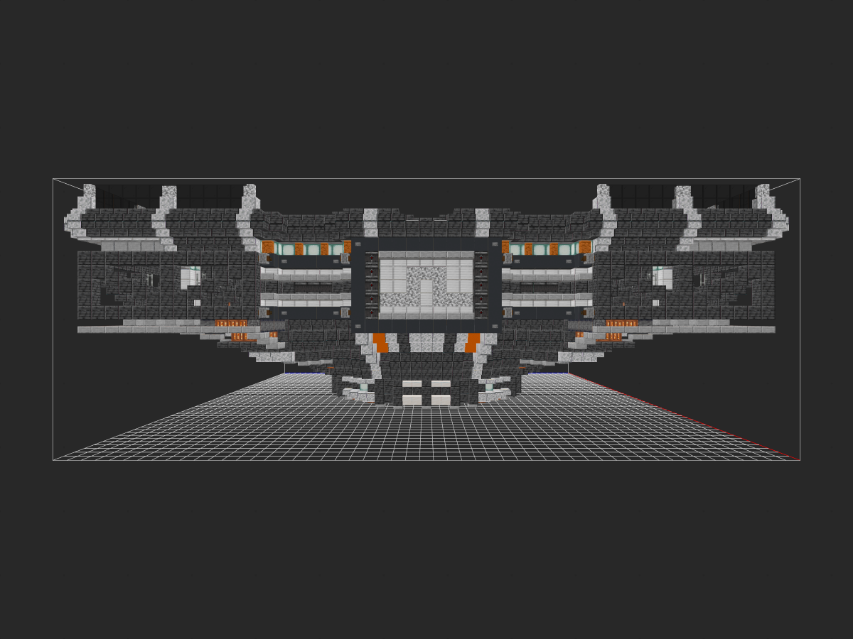 《我的世界》Minecraft：【科幻建筑教程】打造“这真的只是一个大号的平台！”，创意无限！-投影工坊