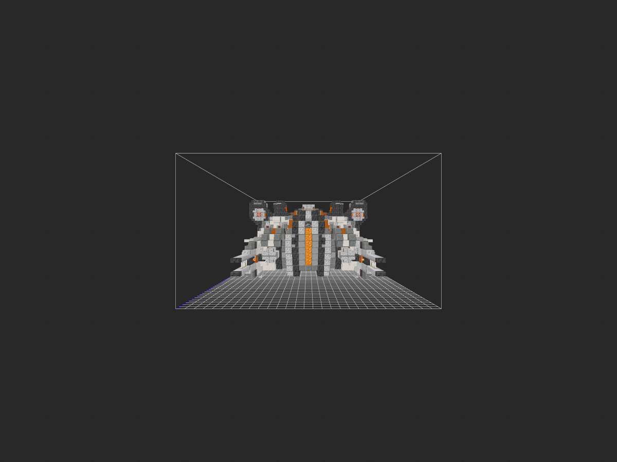 Minecraft《我的世界》【科幻载具教程】：史诗级太空战舰“拓疆号”震撼跃迁！-投影工坊