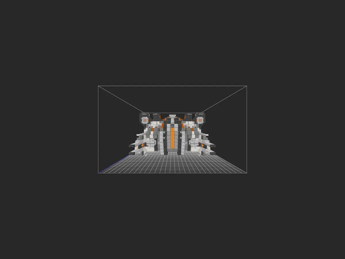 Minecraft《我的世界》【科幻载具教程】：史诗级太空战舰“拓疆号”震撼跃迁！-投影工坊