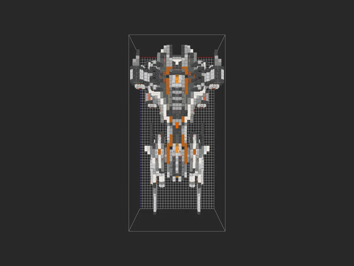 Minecraft《我的世界》【科幻载具教程】：史诗级太空战舰“拓疆号”震撼跃迁！-投影工坊