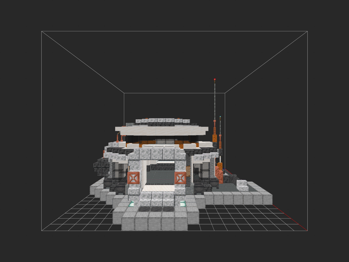《我的世界》Minecraft：【科幻建筑教程】全地形营舱小屋，三种型号任你选！-投影工坊