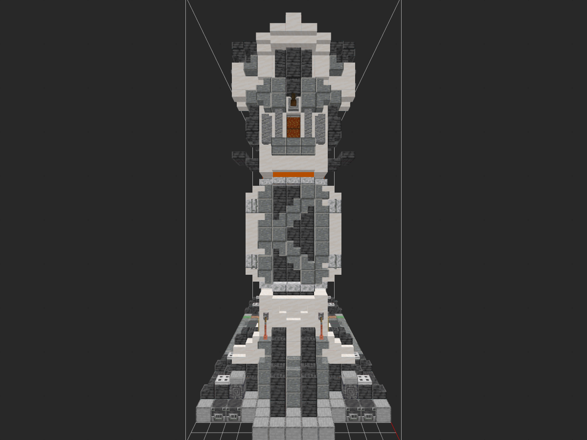 Minecraft地狱门科幻建筑：【空间折跃门】设计，简单酷炫的新型地狱门建造教程！-投影工坊