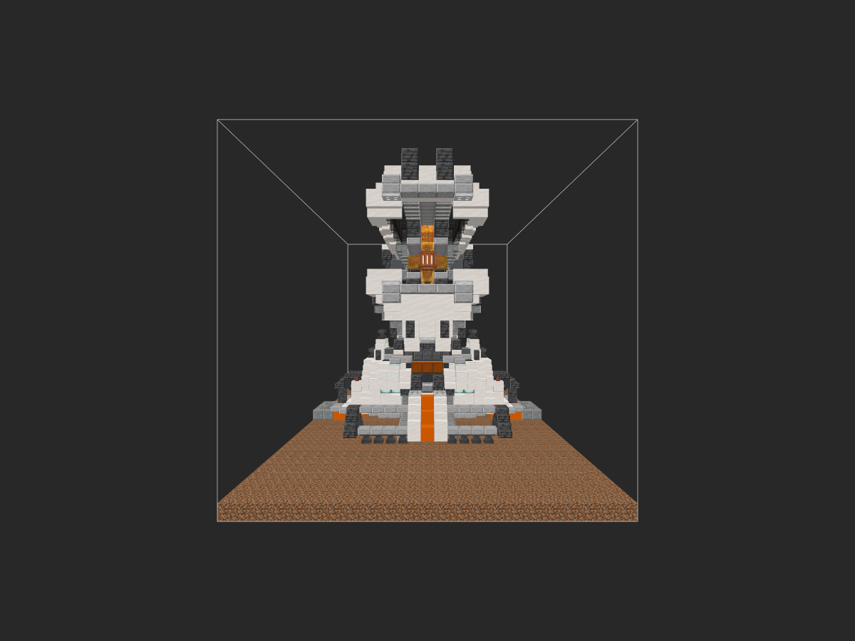 Minecraft科幻建筑教程：熔质束能巨炮——在你的基地部署超大型科幻巨炮！-投影工坊