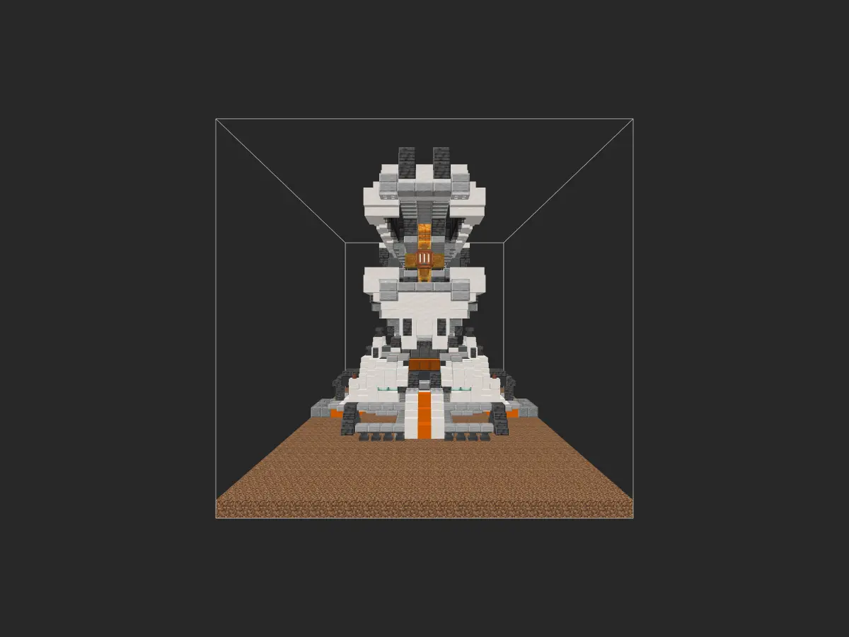 Minecraft科幻建筑教程：熔质束能巨炮——在你的基地部署超大型科幻巨炮！-投影工坊