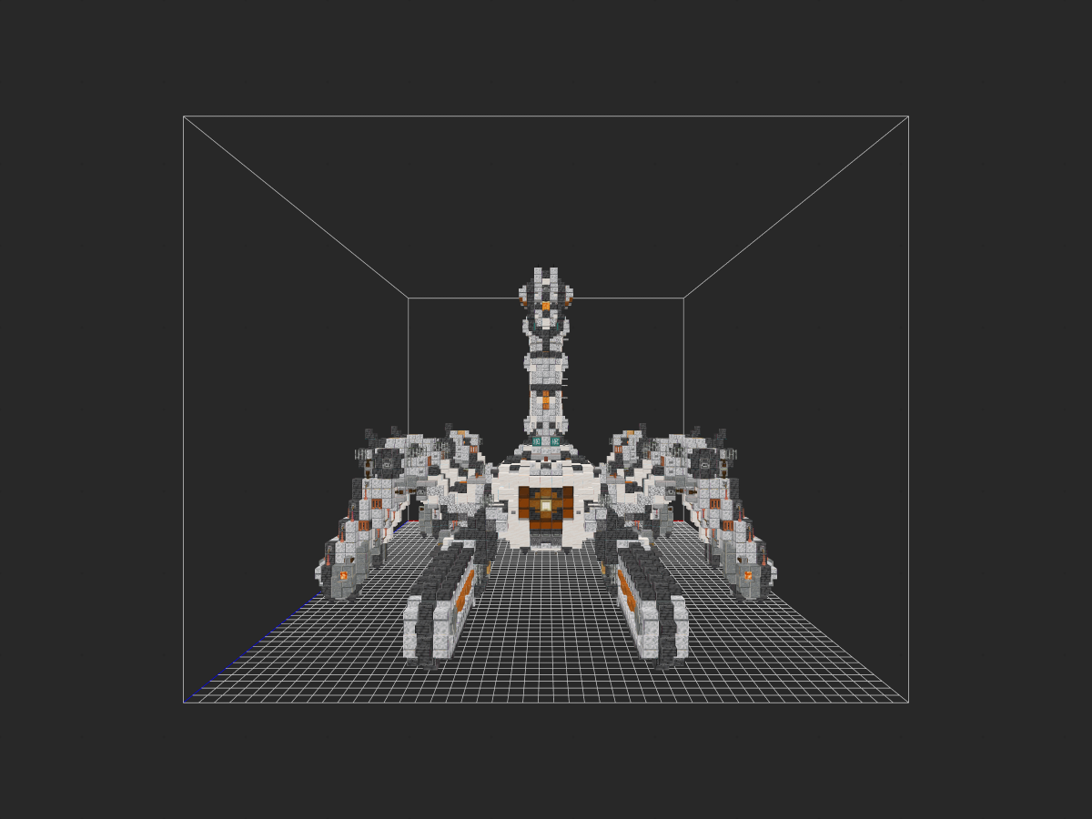 Minecraft科幻机甲教程：仿生学尖端科技「智蝎机甲」，学会它你就是服务器最靓的仔！-投影工坊