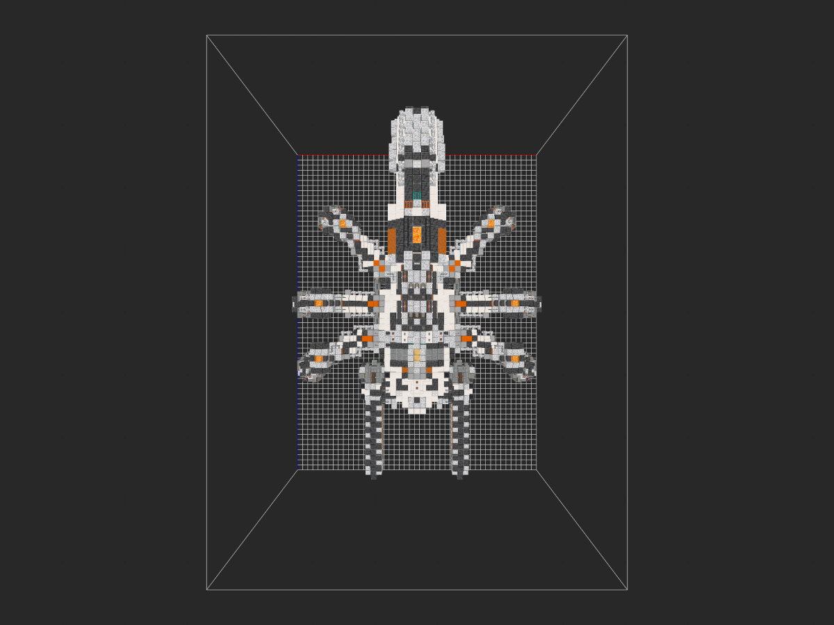 Minecraft科幻机甲教程：仿生学尖端科技「智蝎机甲」，学会它你就是服务器最靓的仔！-投影工坊