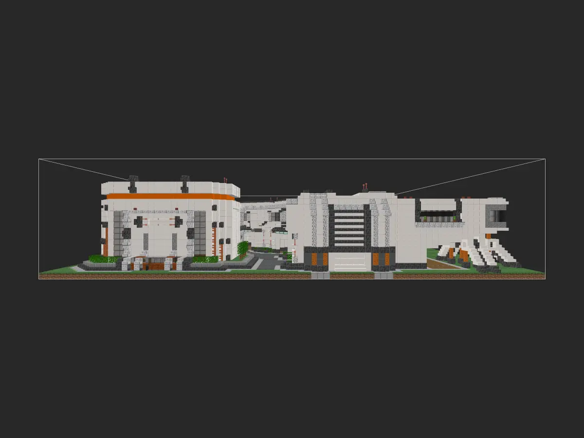 Minecraft科幻住宅教程：多人生存轻奢大宅——1小时电影版超长教程，手肝不易，求三连！-投影工坊