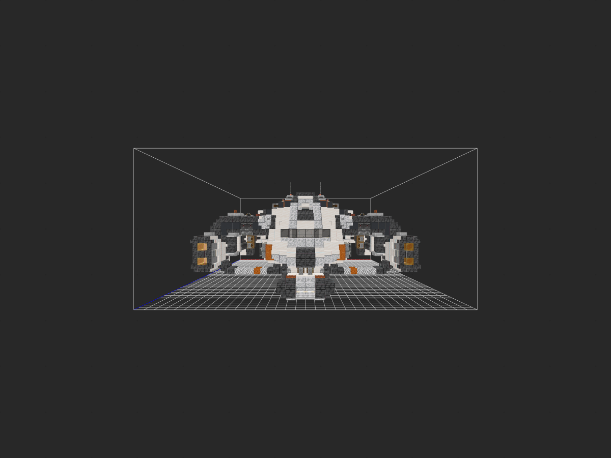 我的世界科幻载具教程：风暴炮艇（附投影）——治疗你的火力不足恐惧症！-投影工坊