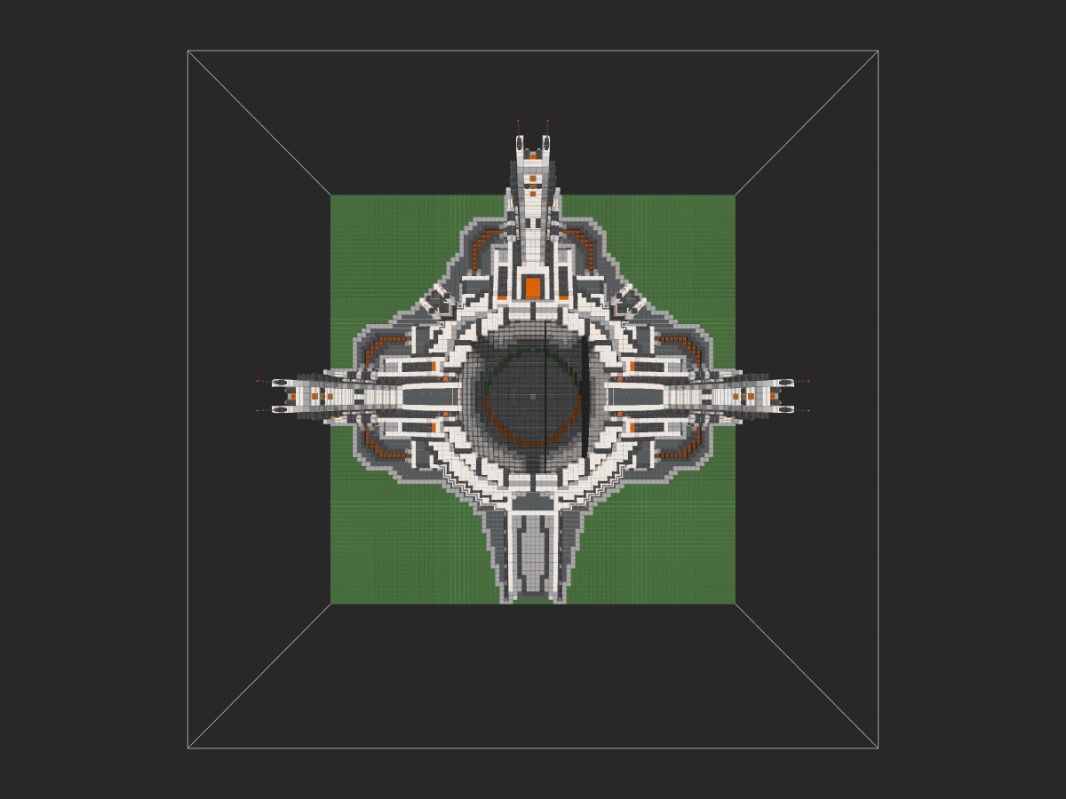 我的世界科幻建筑教程：地外监测站（我的世界投影）——聆听宇宙中的每一丝异动！-投影工坊