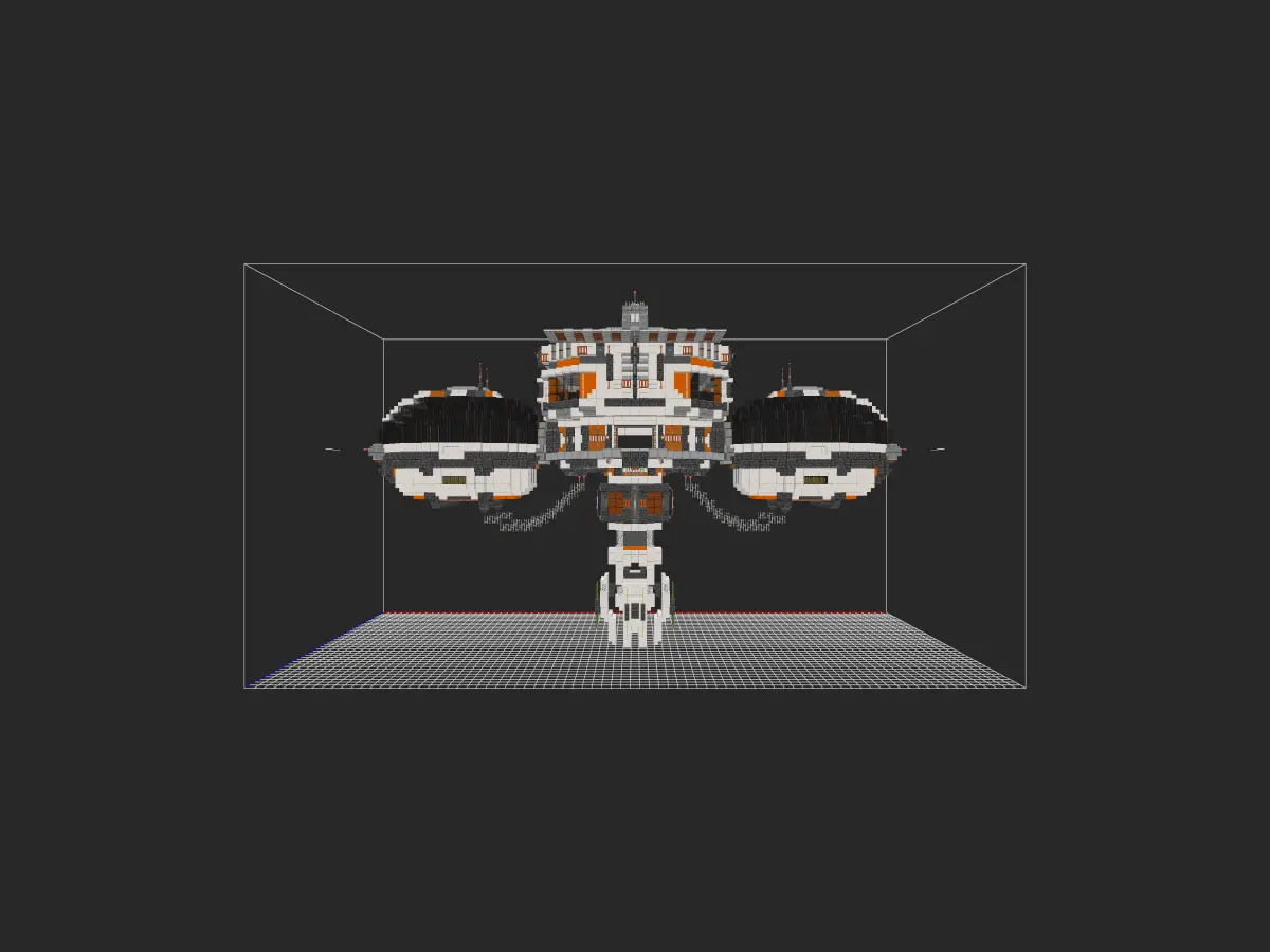 我的世界科幻建筑教程：林海守望者（我的世界投影）——悬浮住宅兼生态观测站！-投影工坊