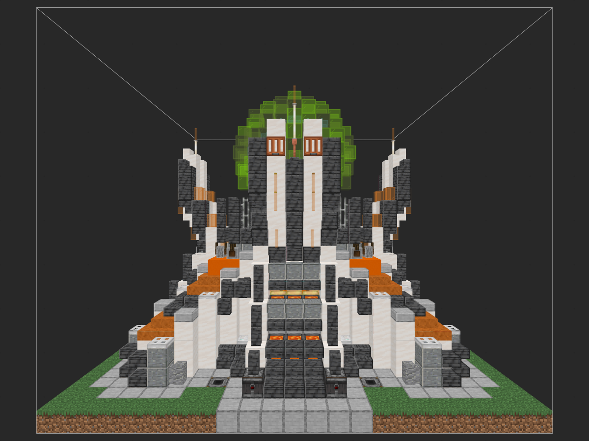 我的世界科幻建筑教程：静滞力场发生器（我的世界投影）——久违的超简单系列，养肝必备！-投影工坊