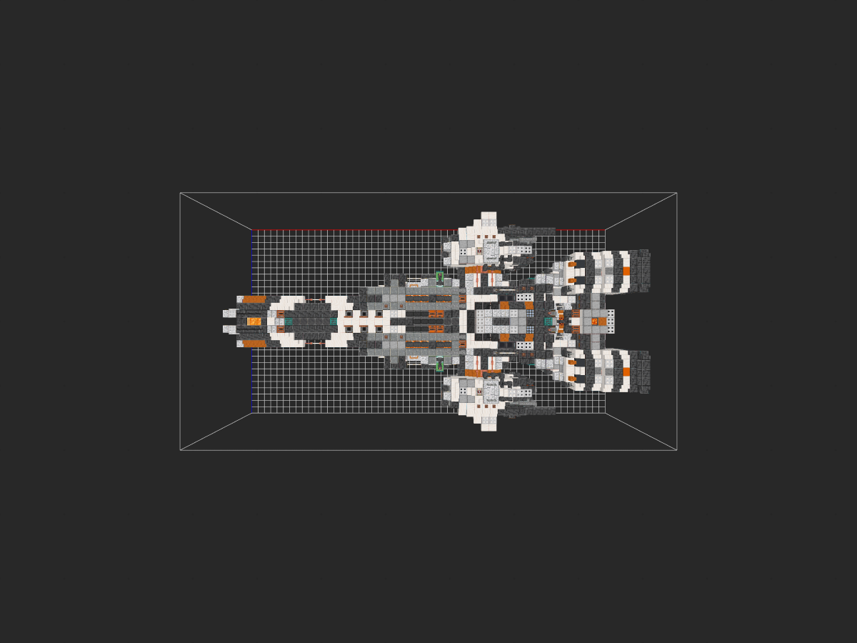 我的世界科幻载具教程：旗舰之盾！幻海级护卫舰（我的世界投影）正式加入探索舰队！-投影工坊