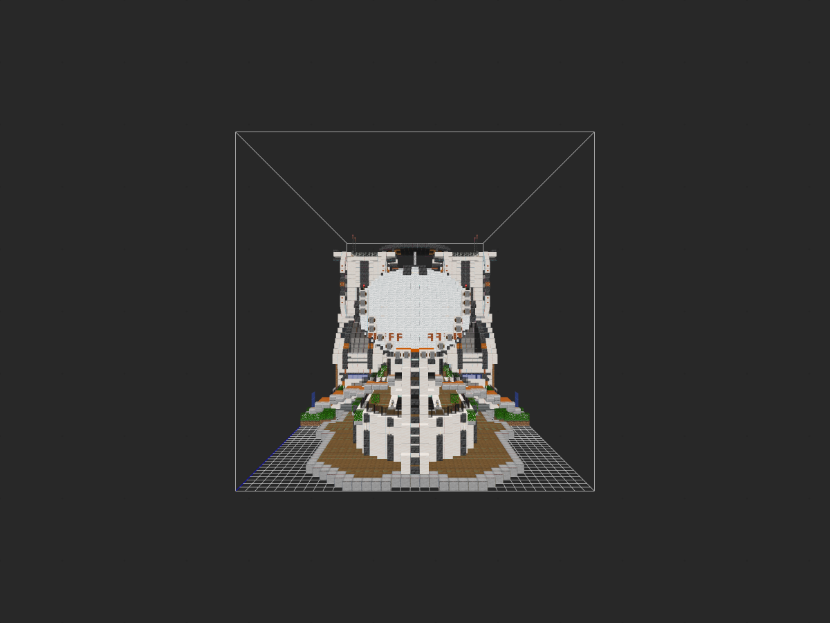 我的世界科幻建筑教程：新型交通枢纽——浮球空艇站（我的世界投影），双形态任你选择！-投影工坊