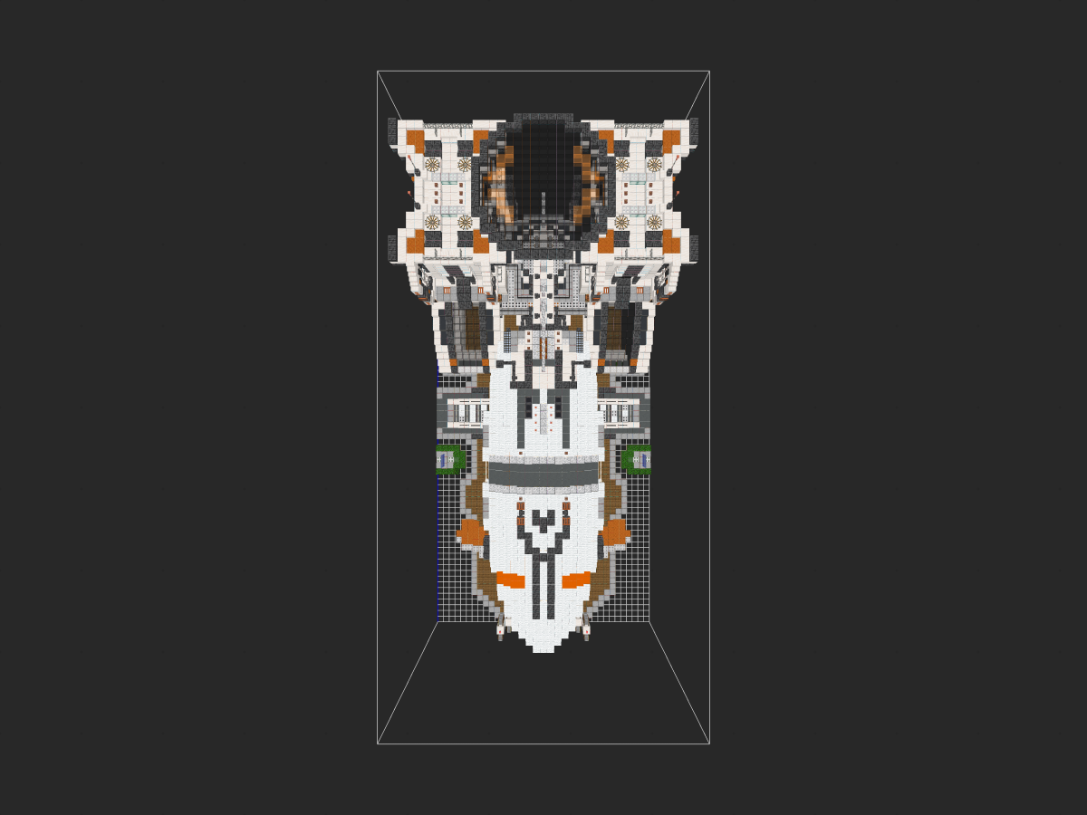 我的世界科幻建筑教程：新型交通枢纽——浮球空艇站（我的世界投影），双形态任你选择！-投影工坊