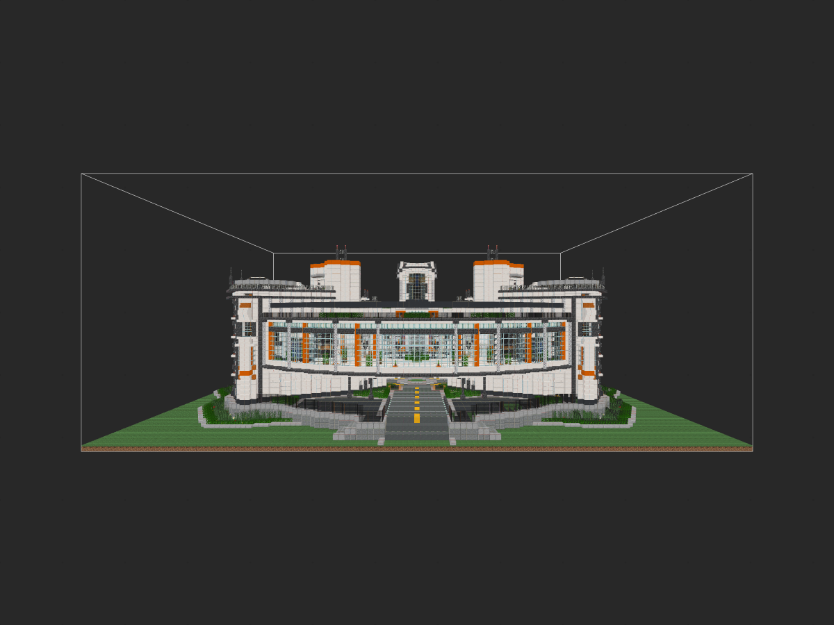 我的世界科幻建筑教程：科技研发中心内饰篇（我的世界投影）——欢迎光临UP主“寒舍”！-投影工坊