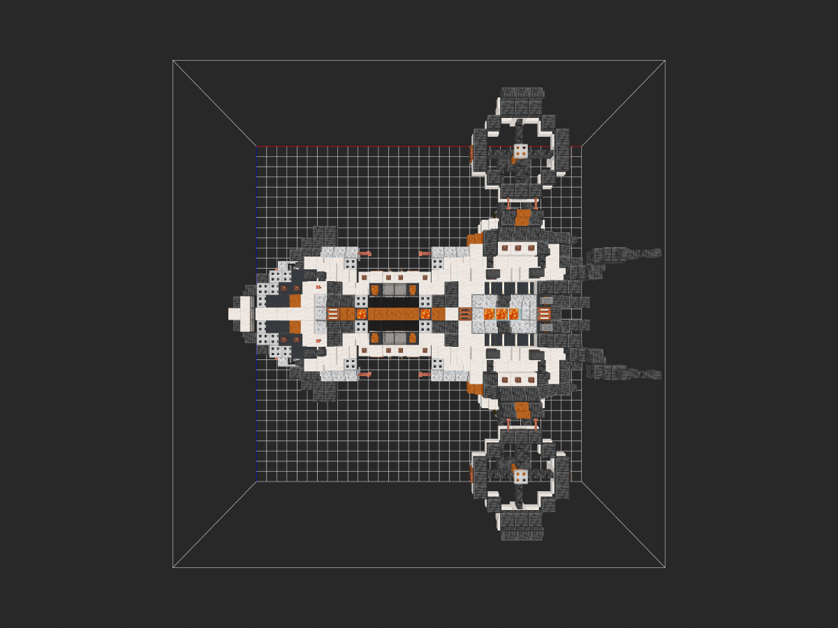我的世界科幻载具教程：量产型蜂鸟穿梭机（我的世界投影）——性能已完全超越老式原型机！-投影工坊
