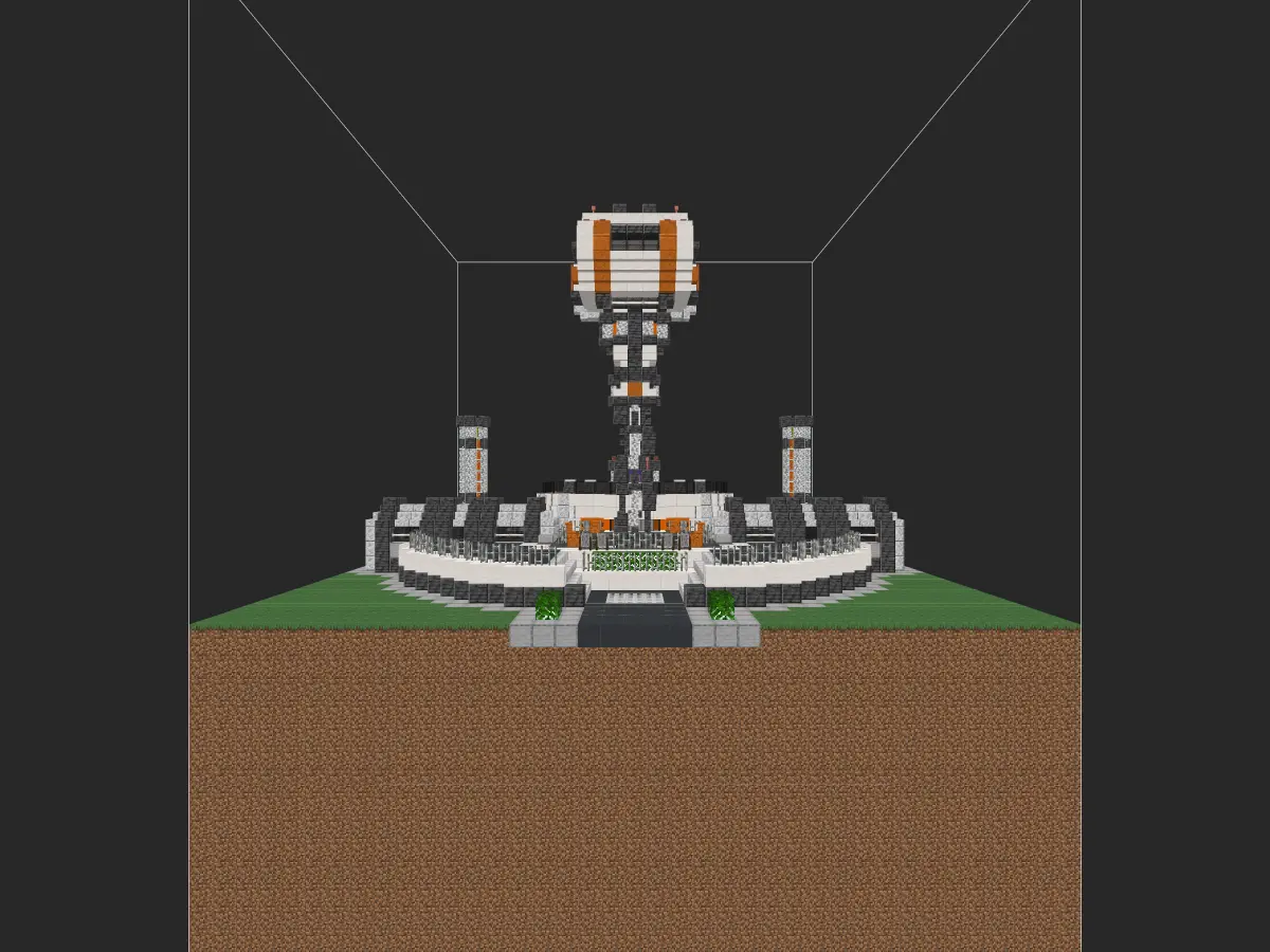 我的世界科幻建筑教程：矿物采集平台（我的世界投影）——这样的科幻矿机，你不会拒绝！-投影工坊