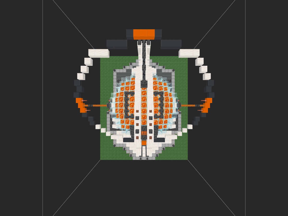 我的世界科幻建筑教程：熔岩贮存罐（我的世界投影）——工业区的科幻粮仓，附送小场景地图！-投影工坊