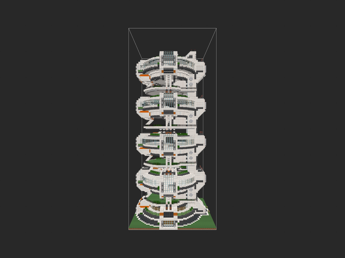 我的世界科幻建筑教程：★朴实简单的科研住宅★（我的世界投影）——采光充足大平层，即刻预定！-投影工坊
