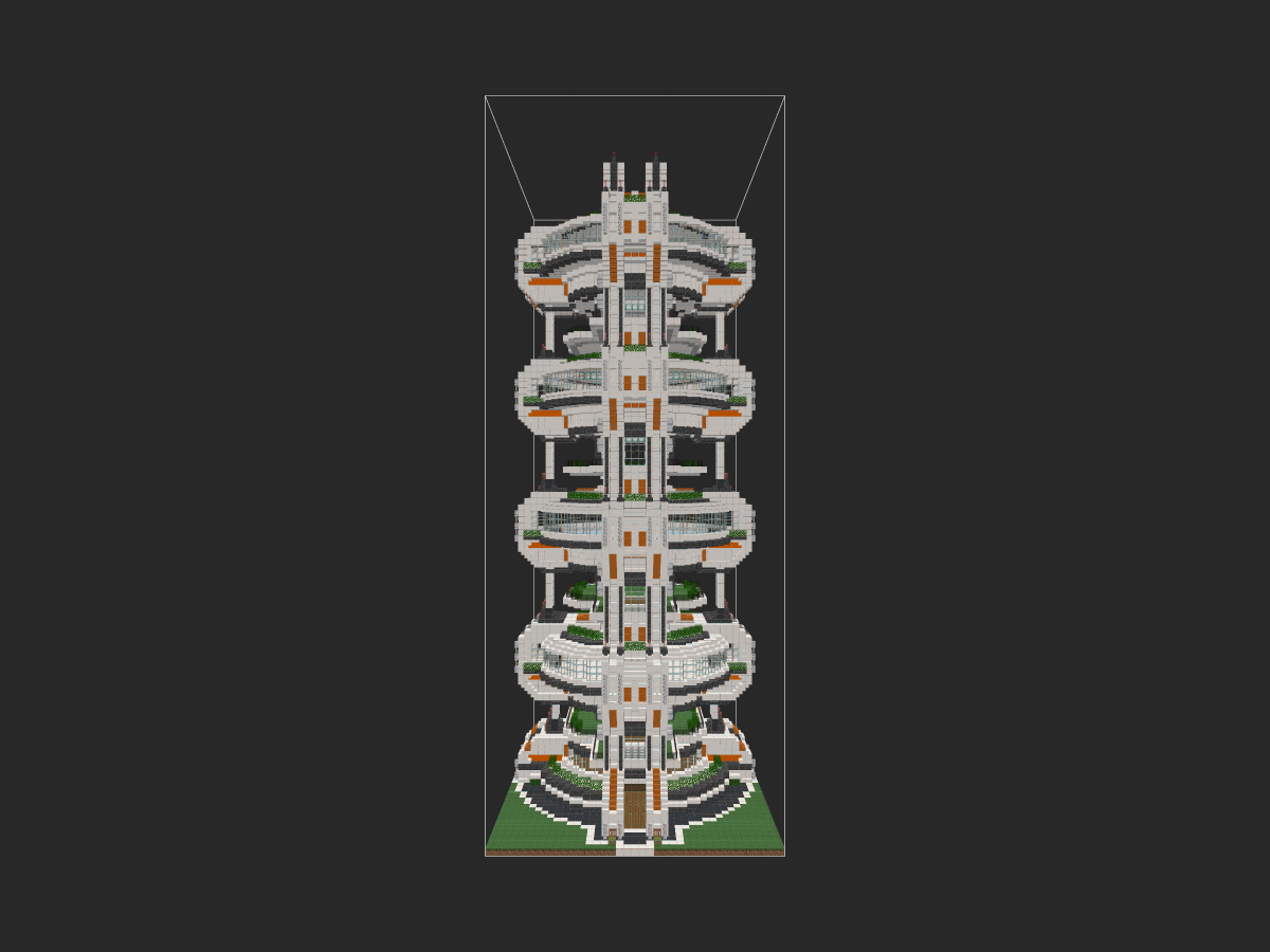 我的世界科幻建筑教程：★朴实简单的科研住宅★（我的世界投影）——采光充足大平层，即刻预定！-投影工坊