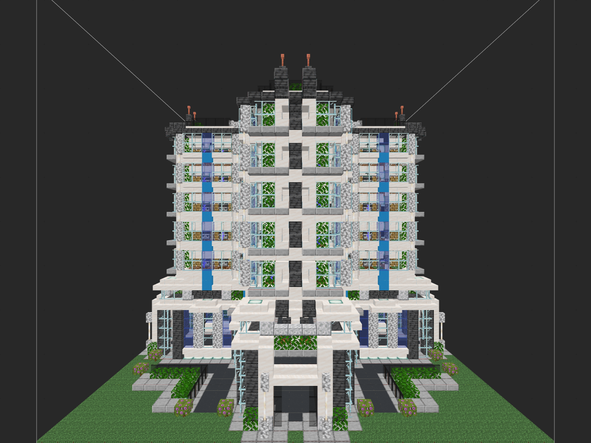 我的世界科幻建筑教程：堆叠式立体双瓜农场（我的世界投影）——4种外观任选，年轮城农业区新添力作！-投影工坊