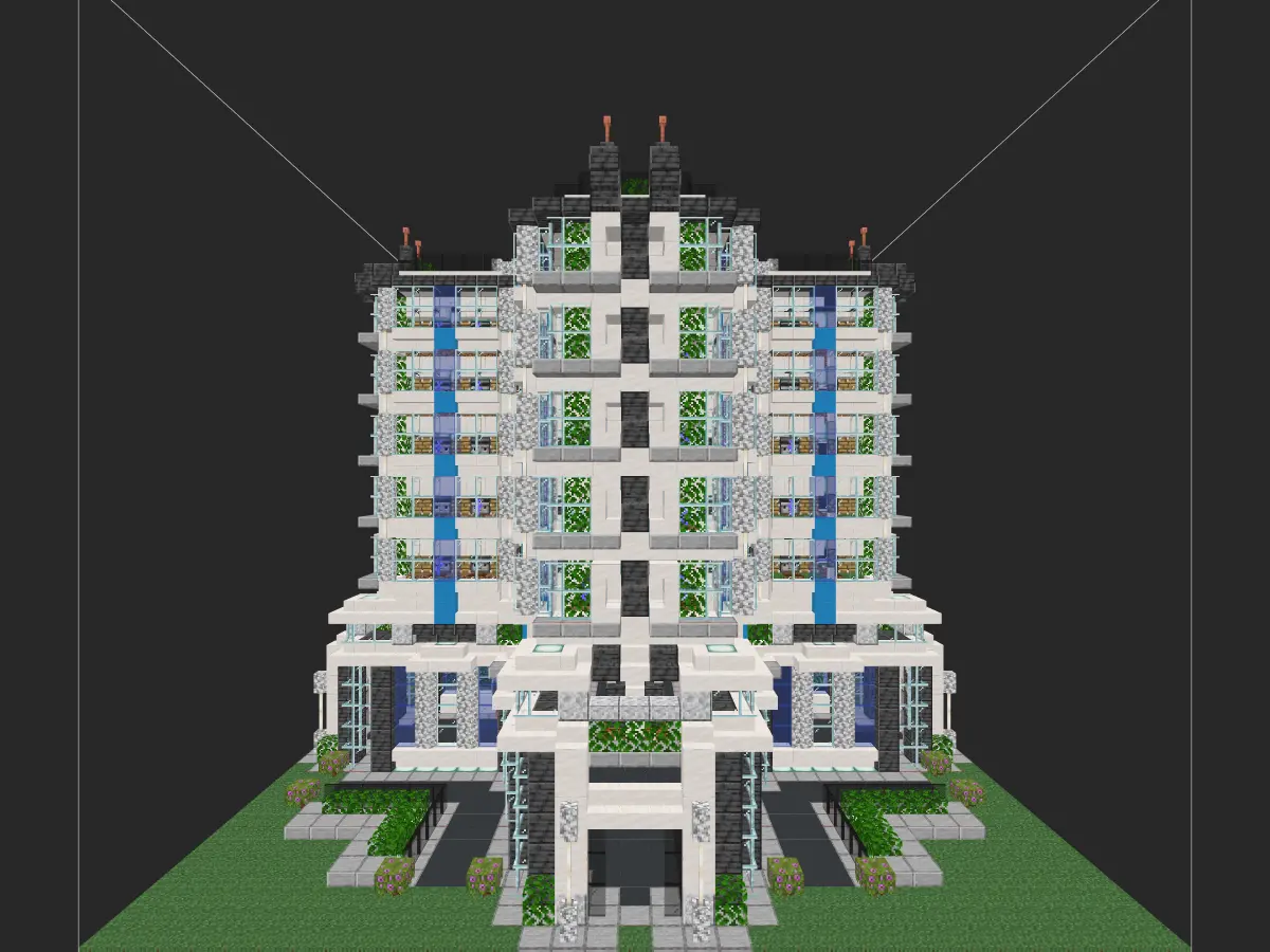 我的世界科幻建筑教程：堆叠式立体双瓜农场（我的世界投影）——4种外观任选，年轮城农业区新添力作！-投影工坊