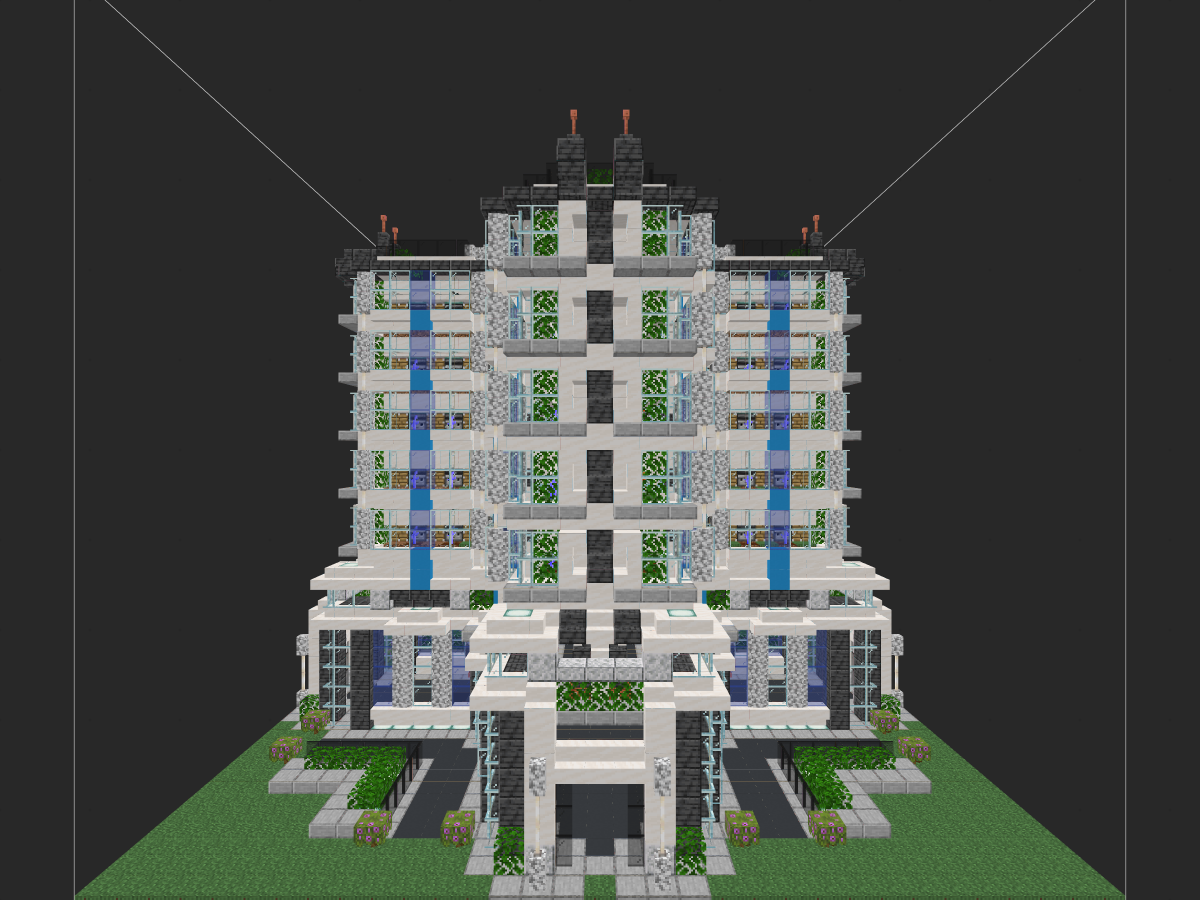 我的世界科幻建筑教程：堆叠式立体双瓜农场（我的世界投影）——4种外观任选，年轮城农业区新添力作！-投影工坊