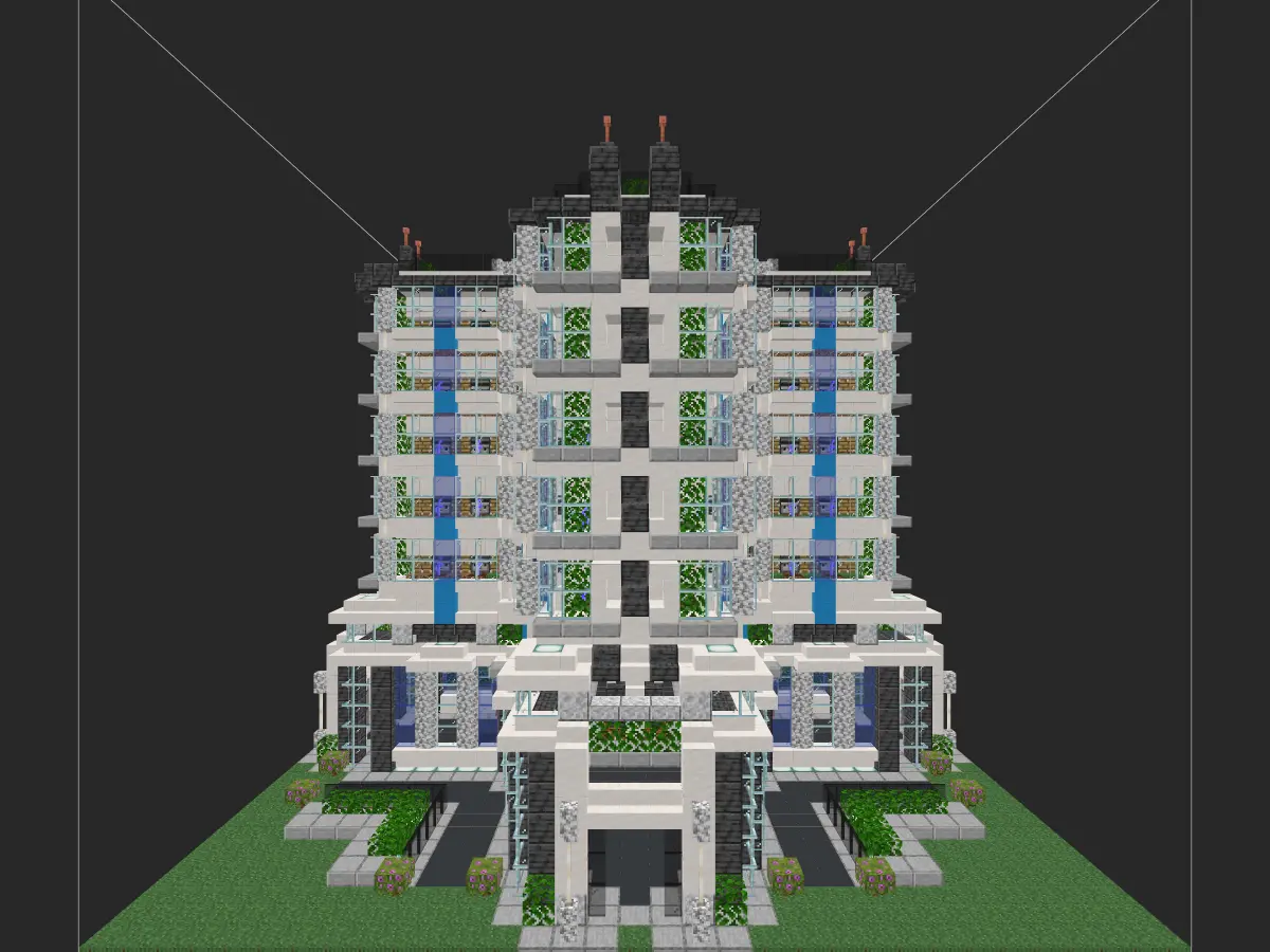 我的世界科幻建筑教程：堆叠式立体双瓜农场（我的世界投影）——4种外观任选，年轮城农业区新添力作！-投影工坊