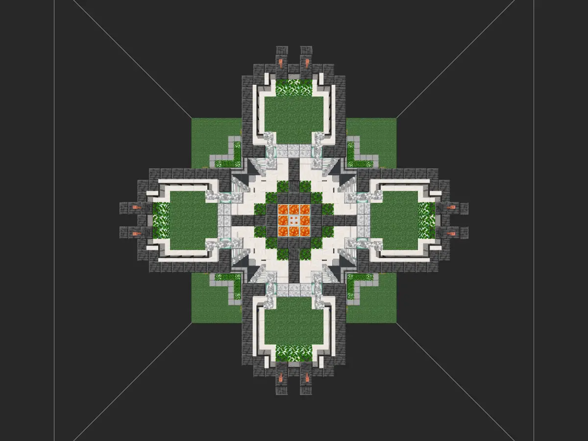 我的世界科幻建筑教程：堆叠式立体双瓜农场（我的世界投影）——4种外观任选，年轮城农业区新添力作！-投影工坊