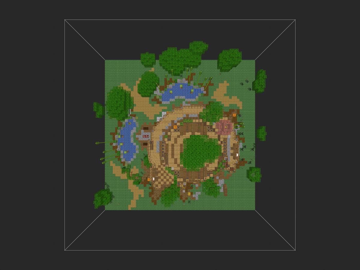 我的世界自然建筑教程：荒木酒馆（我的世界投影）——朽木逢春，树桩变身特色酒馆！-投影工坊