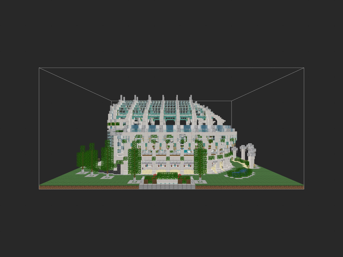 我的世界教堂建筑教程：末影龙事迹宣传站（我的世界投影）——信仰末影龙的奇怪教堂！-投影工坊