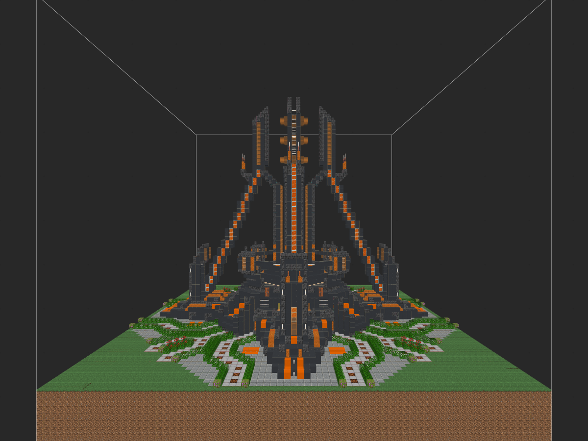 我的世界科幻建筑教程：恒星级通信基站（我的世界投影）——流体能源驱动，远距离通信覆盖！-投影工坊