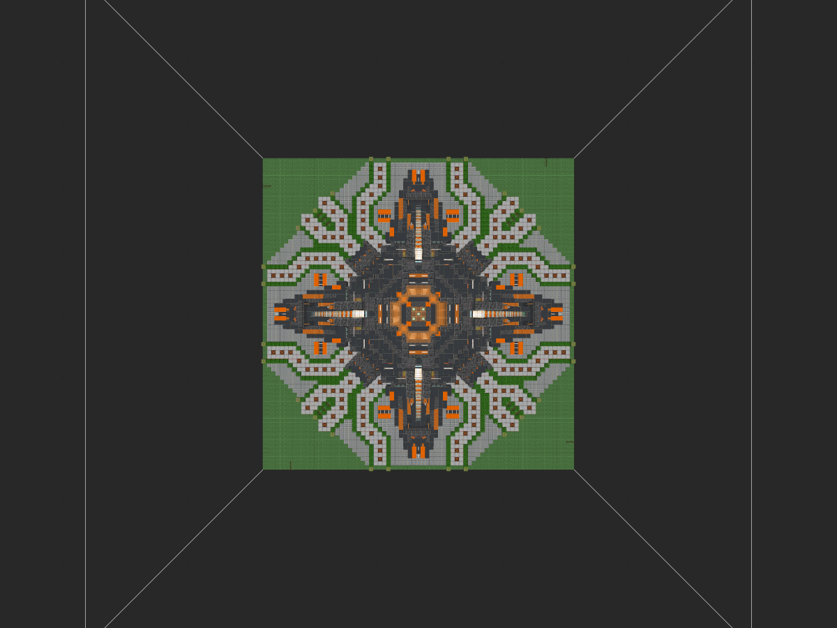 我的世界科幻建筑教程：恒星级通信基站（我的世界投影）——流体能源驱动，远距离通信覆盖！-投影工坊