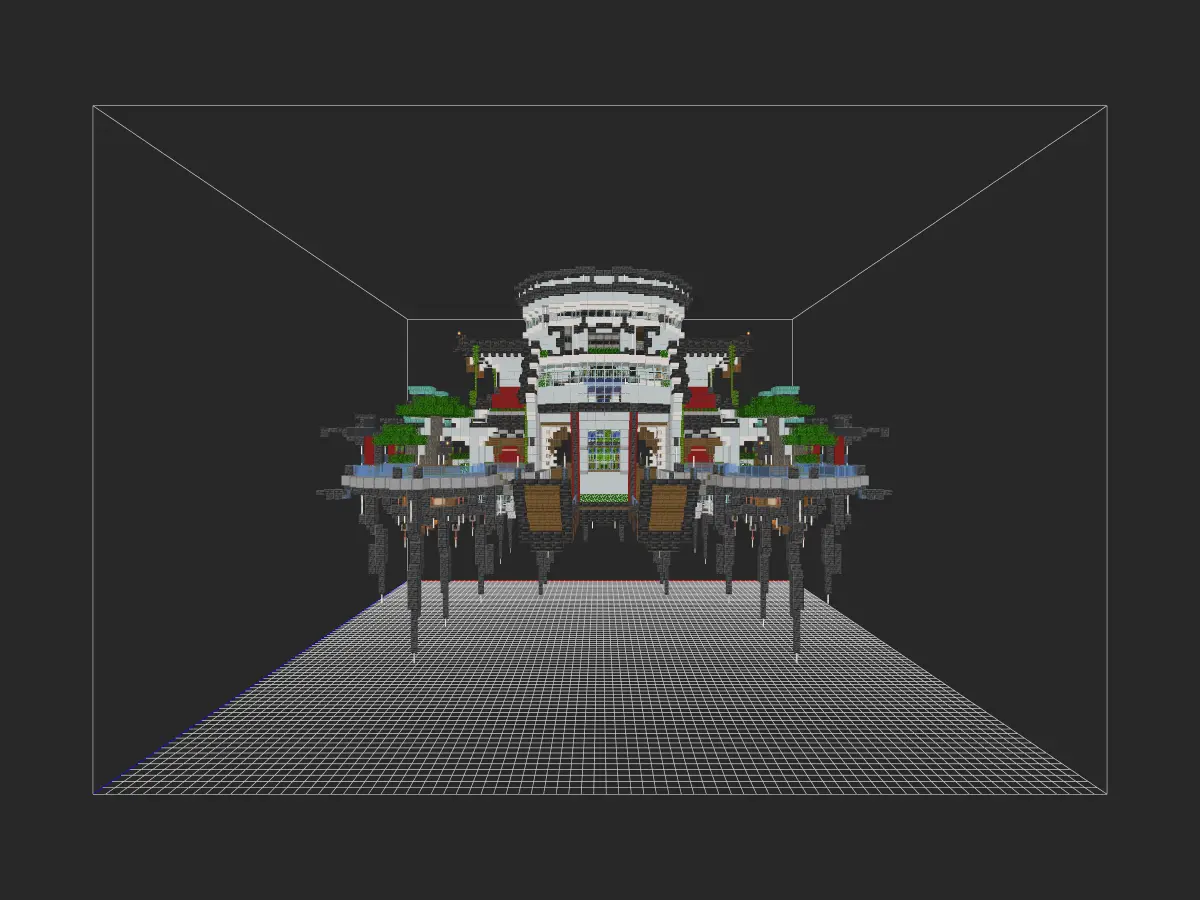 我的世界建筑教程：仙舟先遣空港内饰篇（我的世界投影）——现代多层级设计，兼顾生存与审美！-投影工坊
