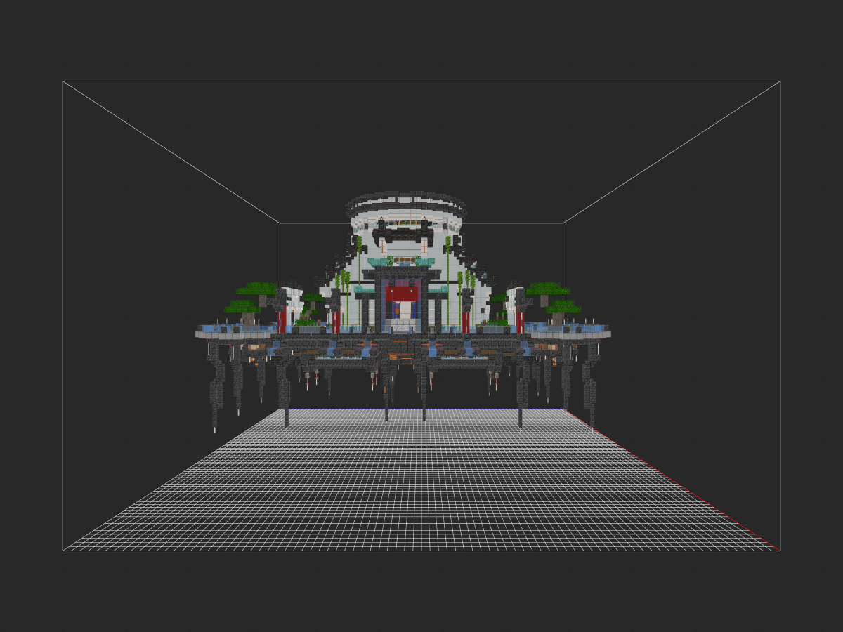 我的世界建筑教程：仙舟先遣空港内饰篇（我的世界投影）——现代多层级设计，兼顾生存与审美！-投影工坊