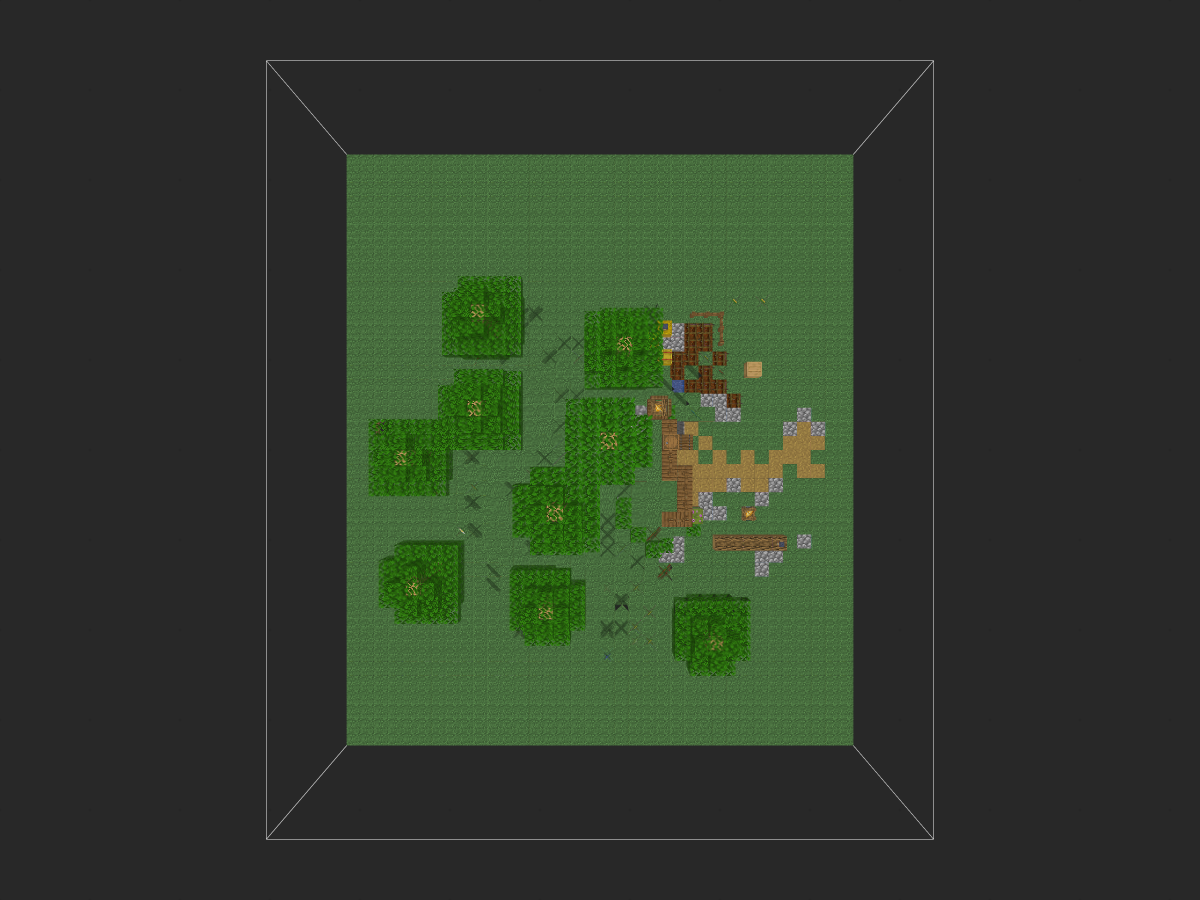 我的世界生存建筑教程：超级简单的无外立面地穴小屋（我的世界投影）——还不立刻开挖！-投影工坊