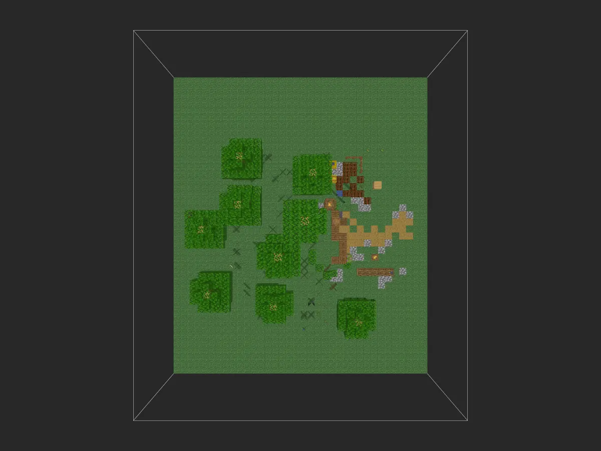 我的世界生存建筑教程：超级简单的无外立面地穴小屋（我的世界投影）——还不立刻开挖！-投影工坊