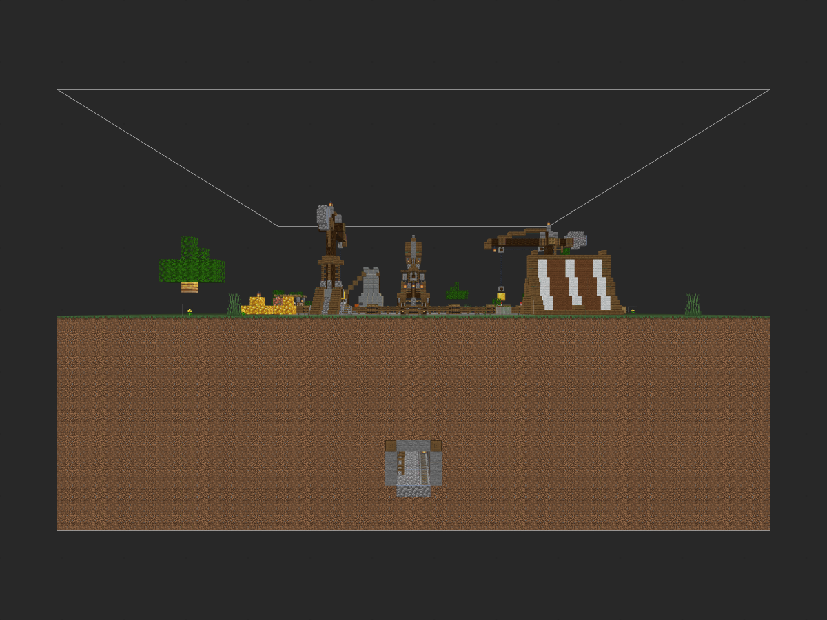 我的世界中世纪建筑教程：矿坑营地（我的世界投影）——做一个有仪式感的专业矿工！-投影工坊