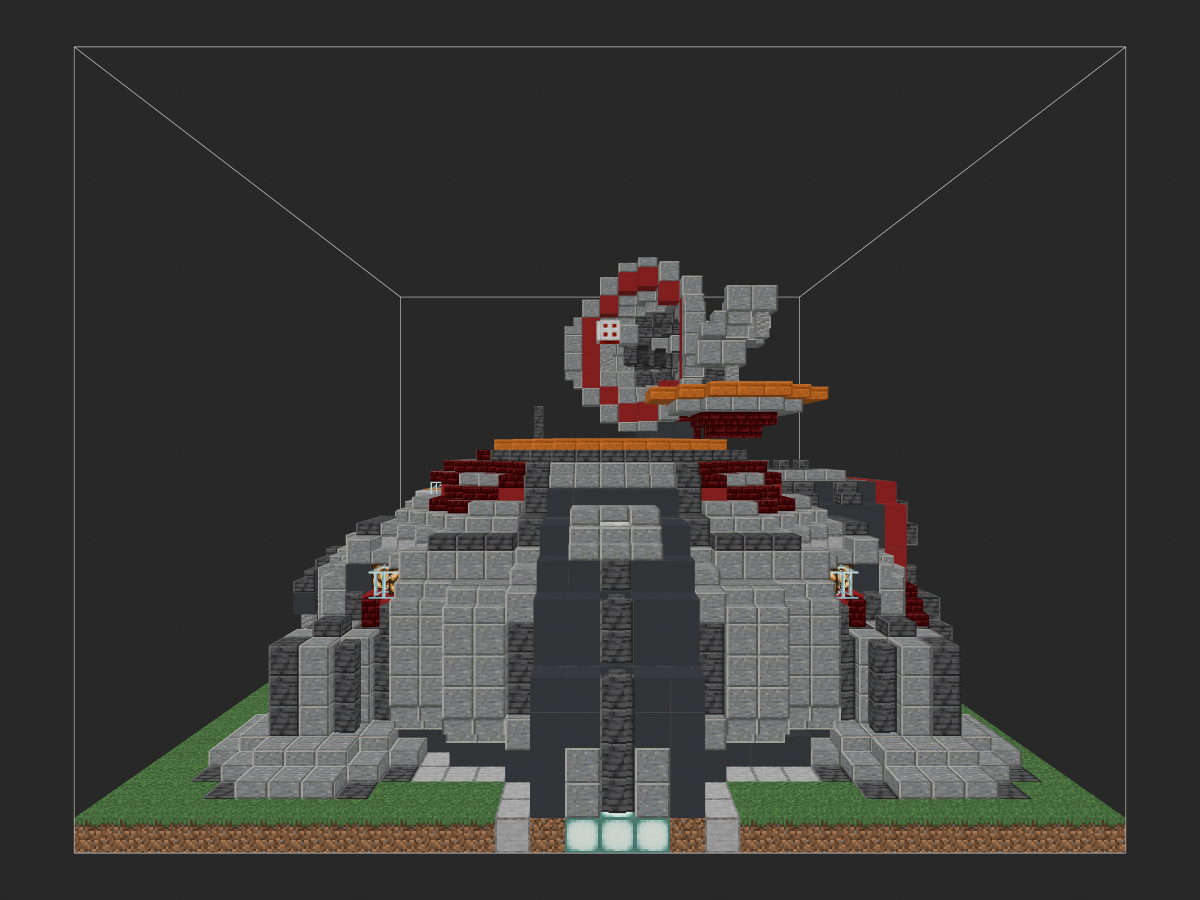 我的世界科幻建筑教程：星际争霸人族建筑补全（我的世界投影）——星轨、尖牙炮台与科技反应堆-投影工坊