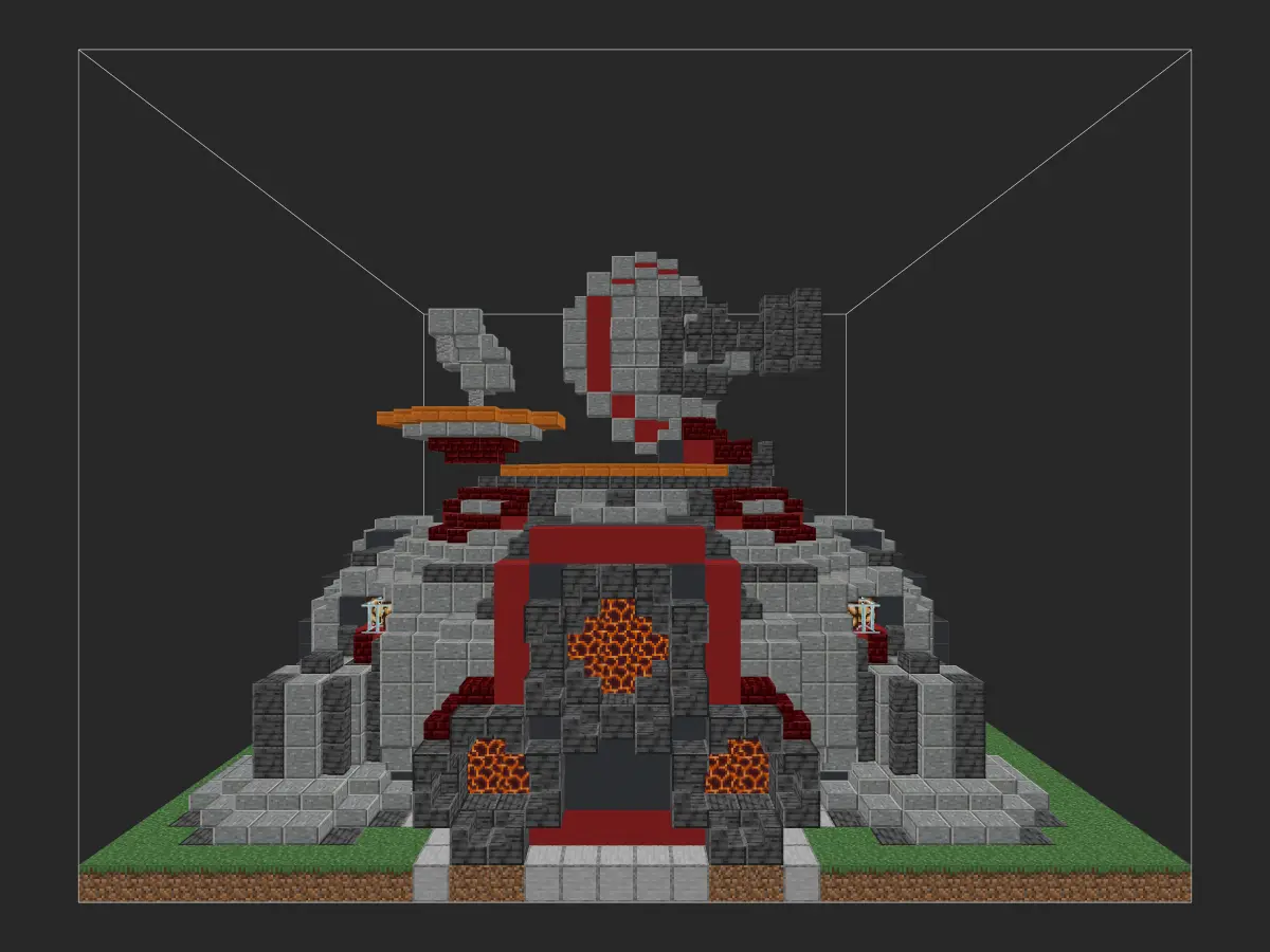 我的世界科幻建筑教程：星际争霸人族建筑补全（我的世界投影）——星轨、尖牙炮台与科技反应堆-投影工坊