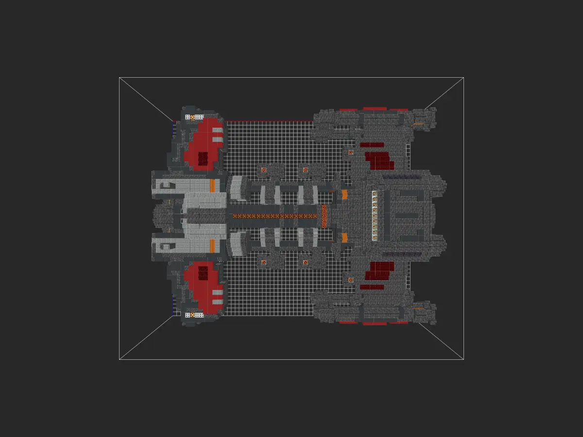 我的世界科幻建筑教程：揭秘！人族星港（我的世界投影）如何生产大和战列舰！-投影工坊