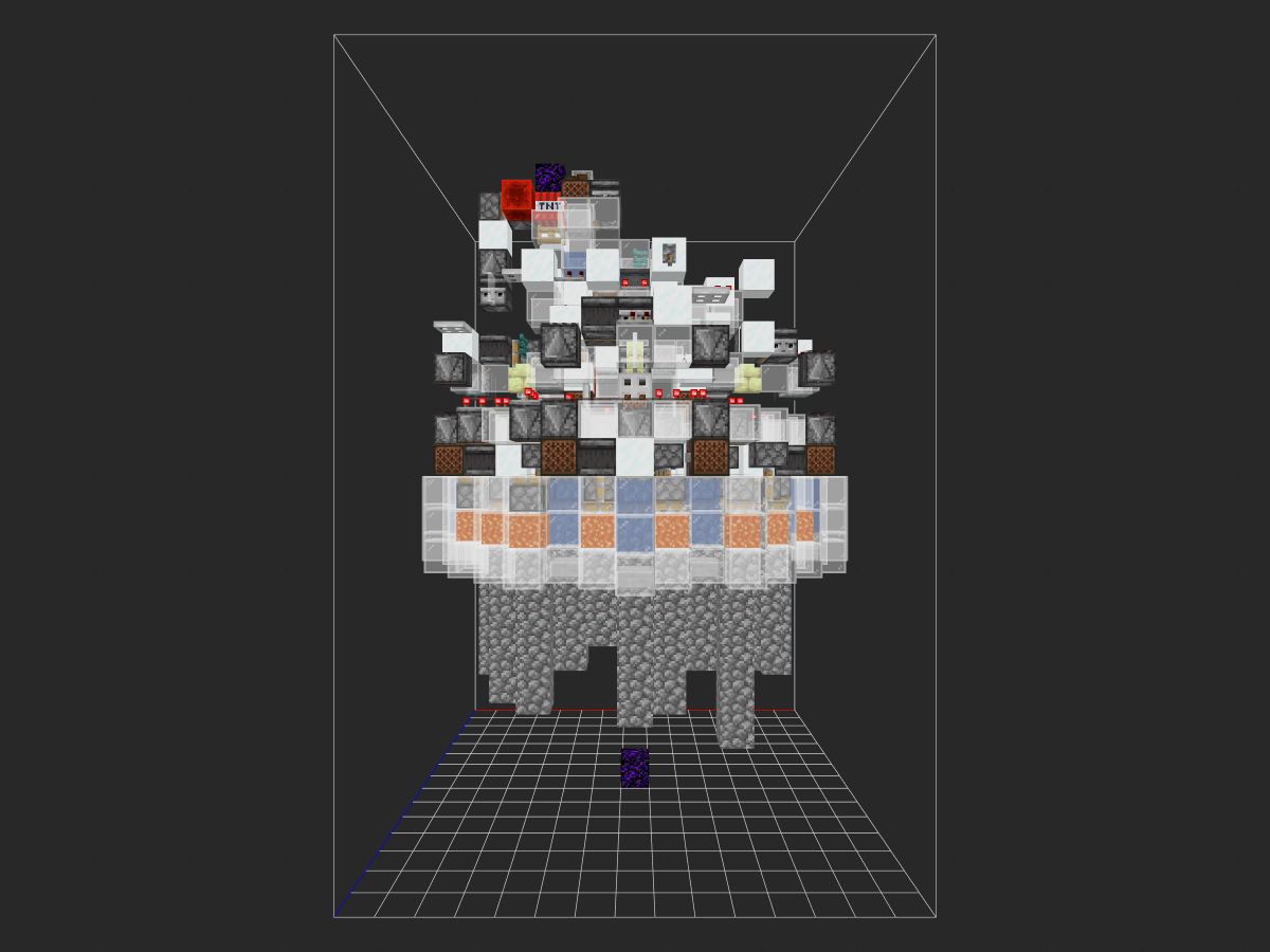 🧱 竖式刷石机（30.5万/h）🔥 1.16+ 单区块高效 | 无粉版/无黏版-投影工坊